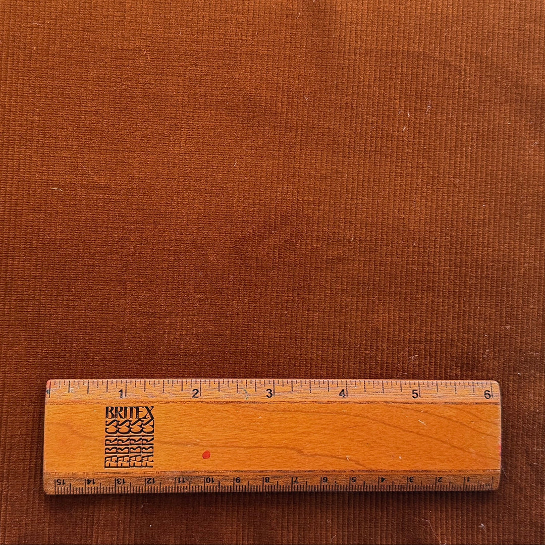 Gentlewoman's Cognac Pinwale Cotton Corduroy (Made in Italy)