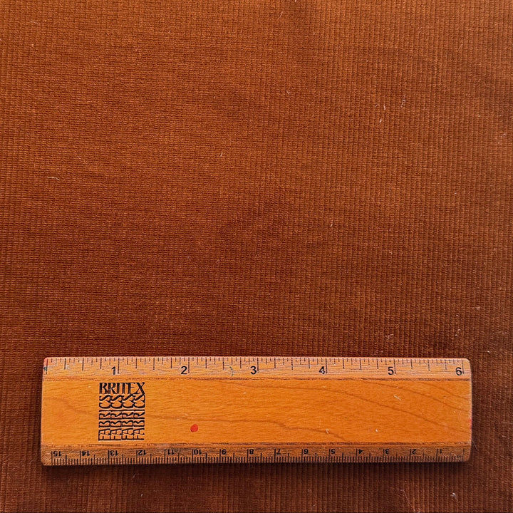 Gentlewoman's Cognac Pinwale Cotton Corduroy (Made in Italy)