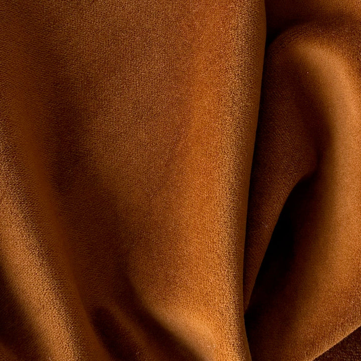 French Cognac Cotton Velvet (Made in Italy)