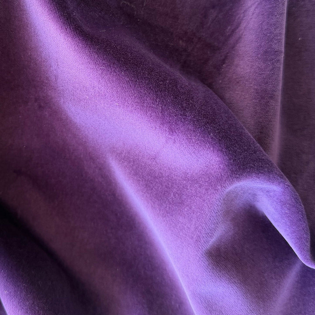 Romantic Orchid Stretch Cotton Velvet (Made in  Italy)