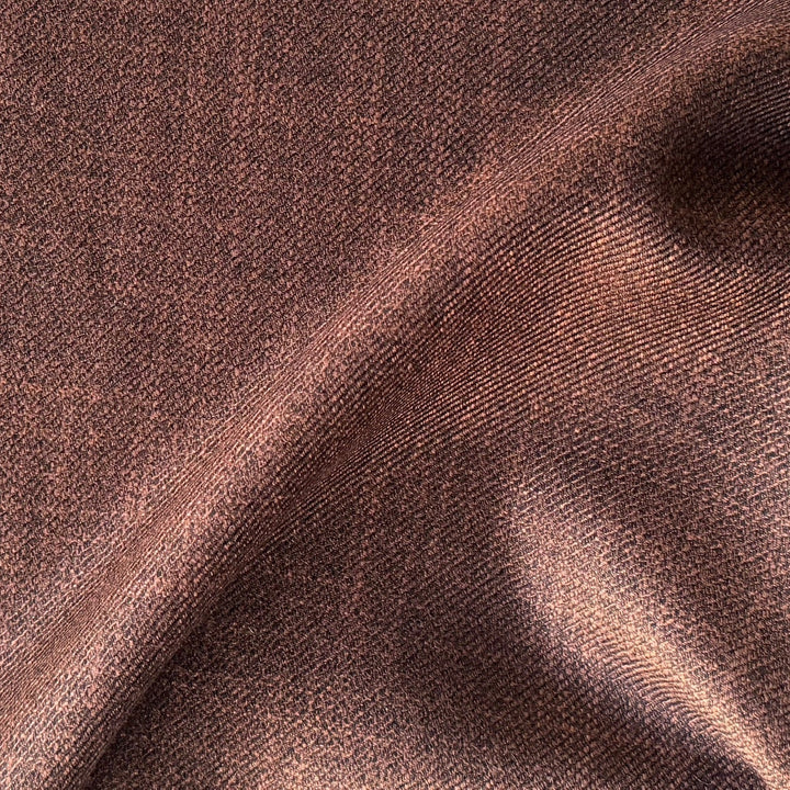 Drapey Tobacco Rust Cotton & Rayon Twill (Made in Italy)