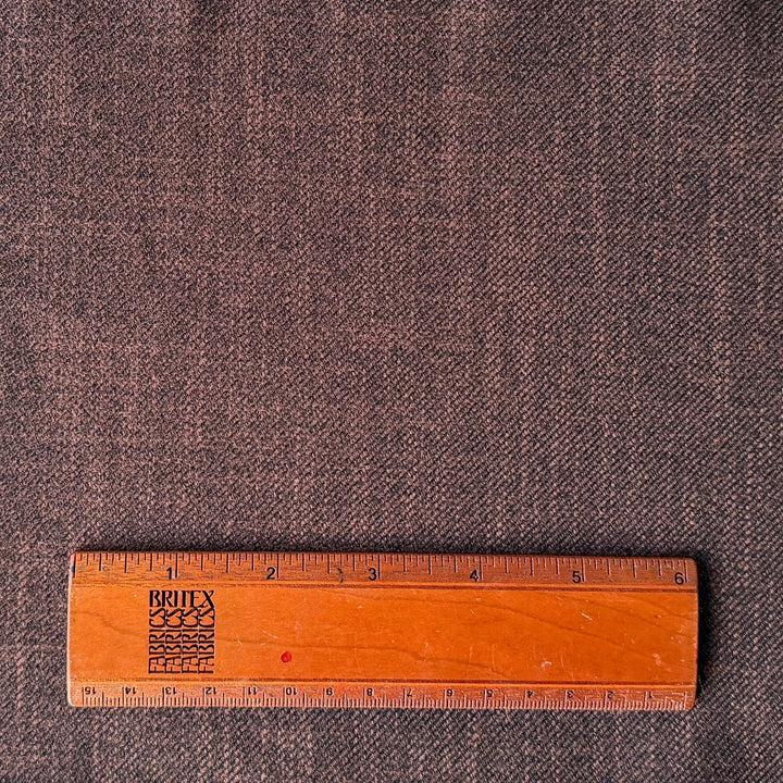 Drapey Tobacco Rust Cotton & Rayon Twill (Made in Italy)