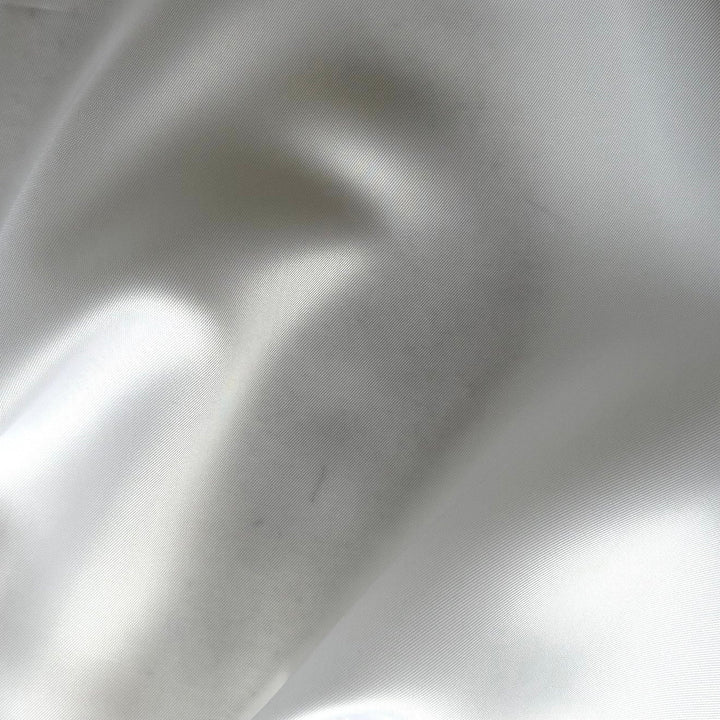 Classic Simple White Cupro Rayon Bemberg Lining (Made in Italy)
