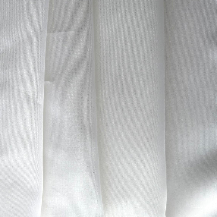 Classic Simple White Cupro Rayon Bemberg Lining (Made in Italy)