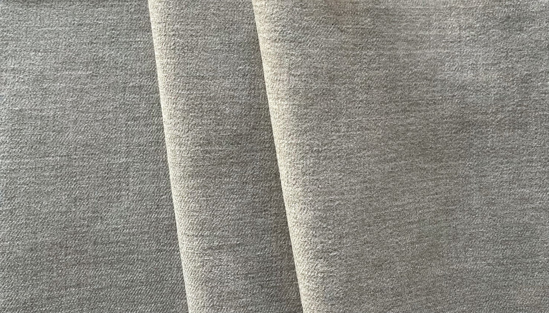 Mid-Weight Tanned Bone Mottled Stretch Linen Blend (Made in Italy)
