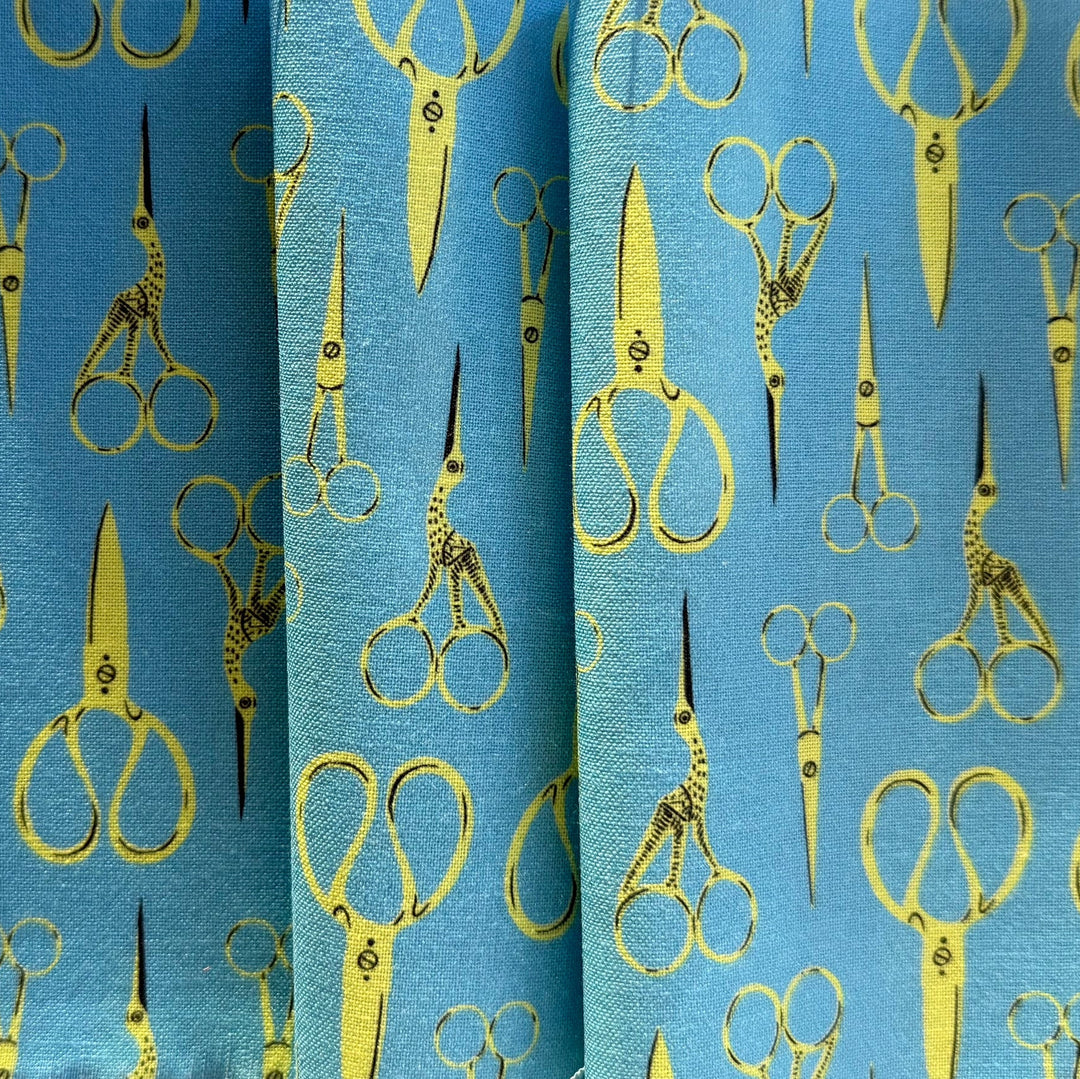 Stitch & Glow Cyan Quilting Cotton (Made in Korea)