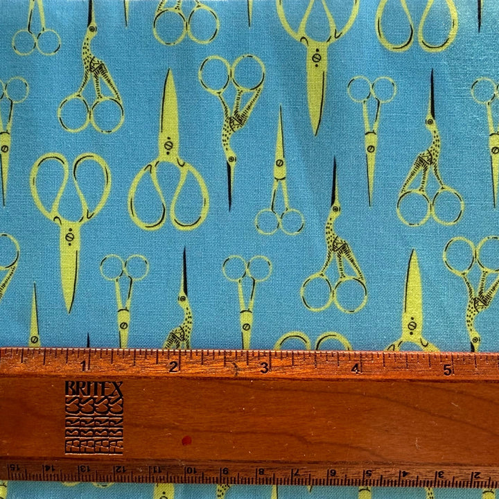 Stitch & Glow Cyan Quilting Cotton (Made in Korea)