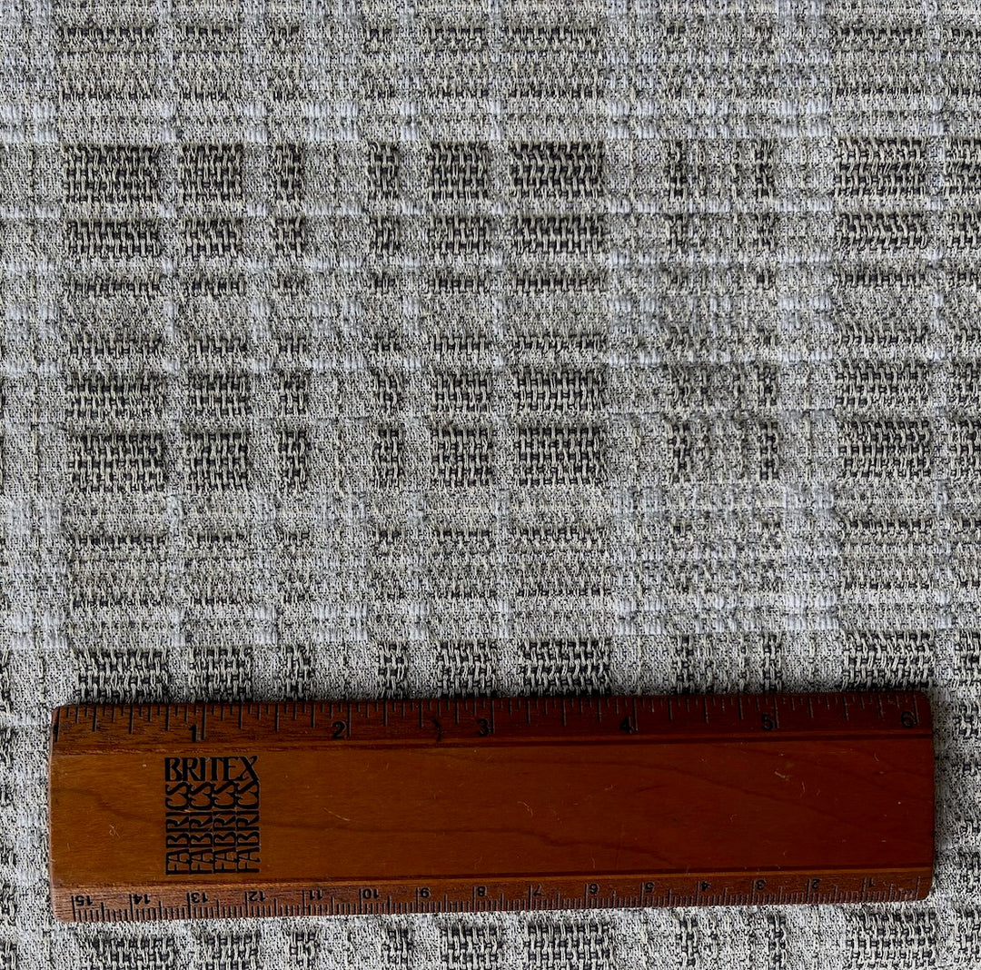 Couture Understated Sandy Parchment Cotton Blend Suiting (Made in Italy)