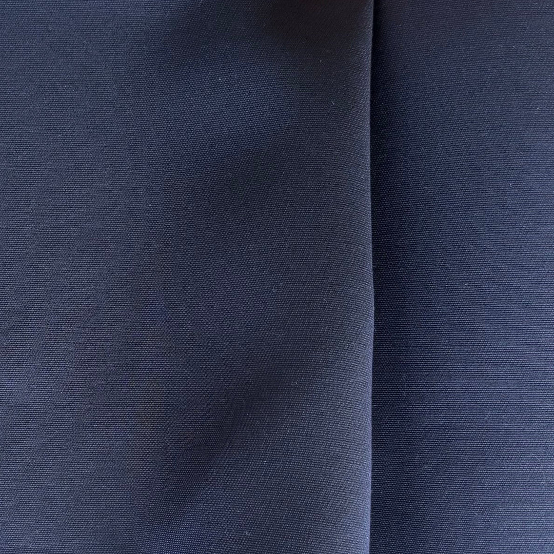 Gucci Elegant Midnight Navy Silk & Wool Faille (Made in Italy)