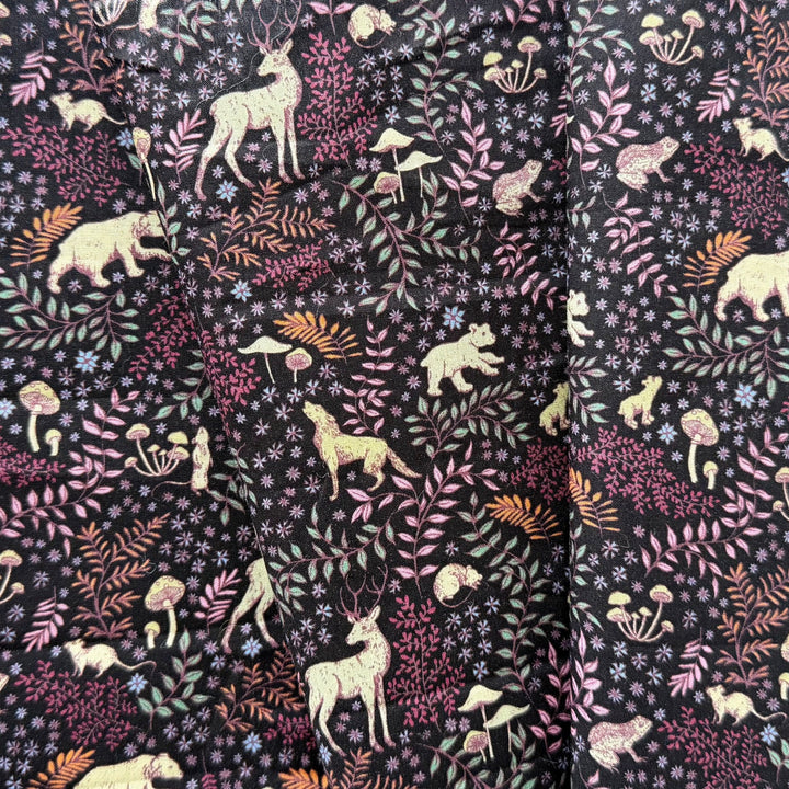 Feldberg Forest Purple Liberty of London Tana Cotton Lawn (Made in Italy)