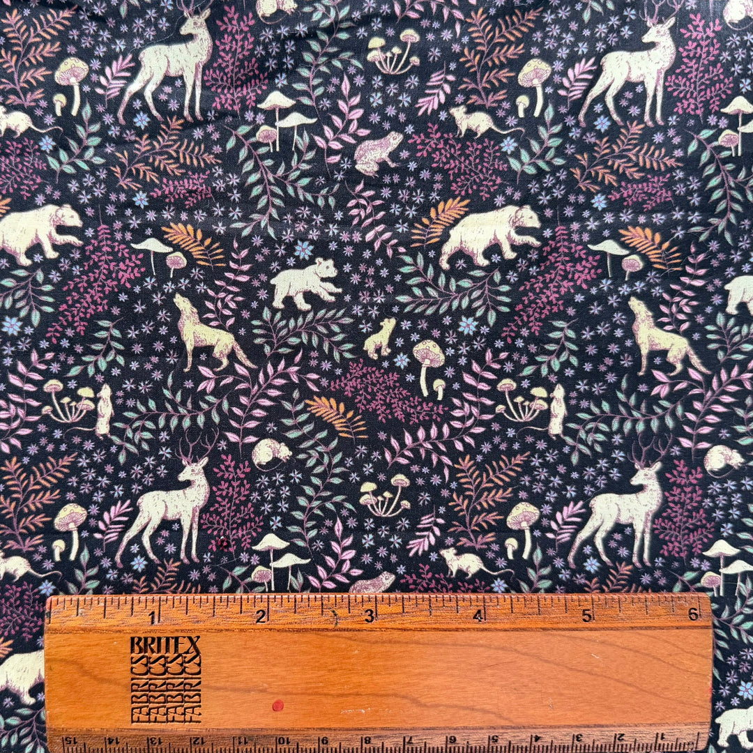 Feldberg Forest Purple Liberty of London Tana Cotton Lawn (Made in Italy)