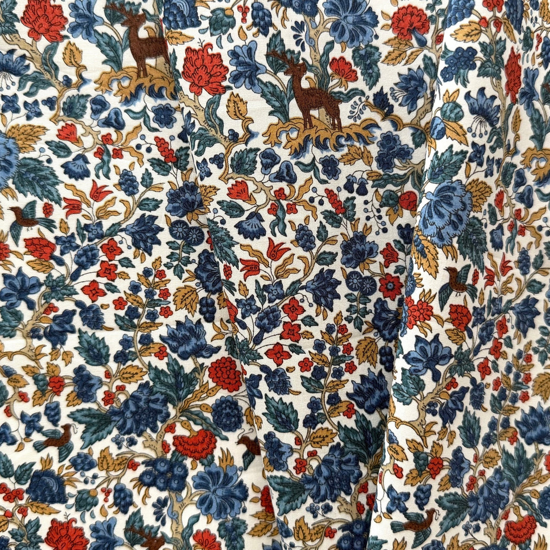Salters Forest Blue Liberty of London Tana Cotton Lawn (Made in Italy)