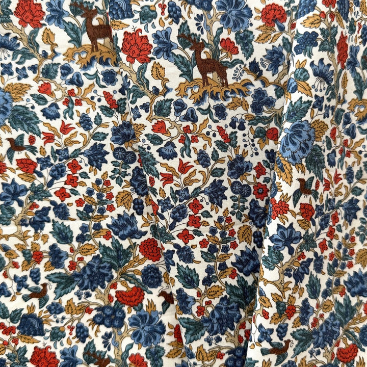Salters Forest Blue Liberty of London Tana Cotton Lawn (Made in Italy)