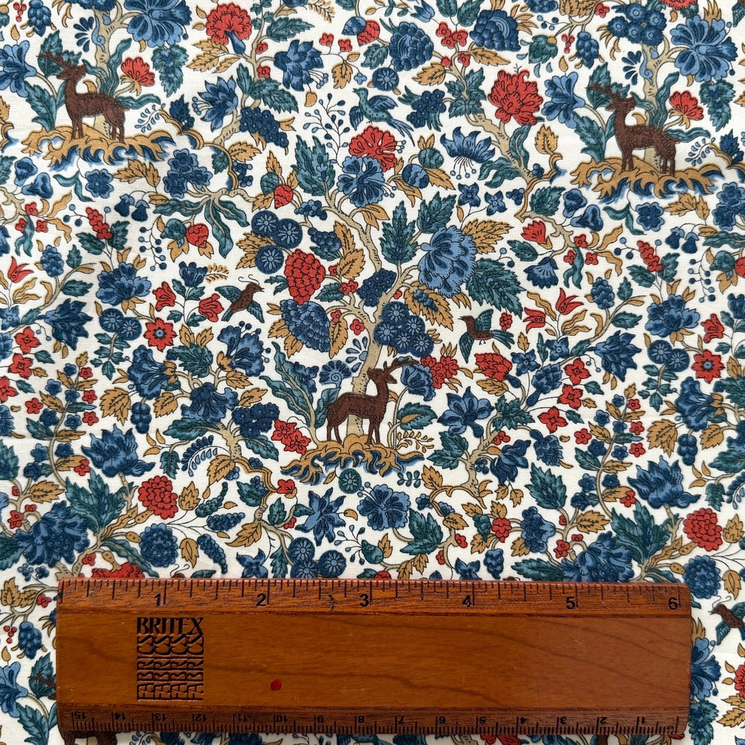Salters Forest Blue Liberty of London Tana Cotton Lawn (Made in Italy)