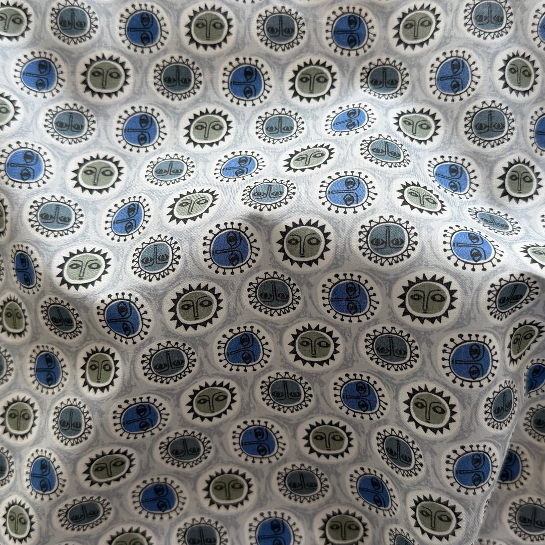 Noon Grey Liberty of London Tana Cotton Lawn (Made in Italy)