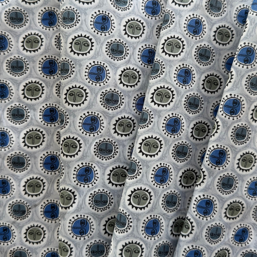Noon Grey Liberty of London Tana Cotton Lawn (Made in Italy)