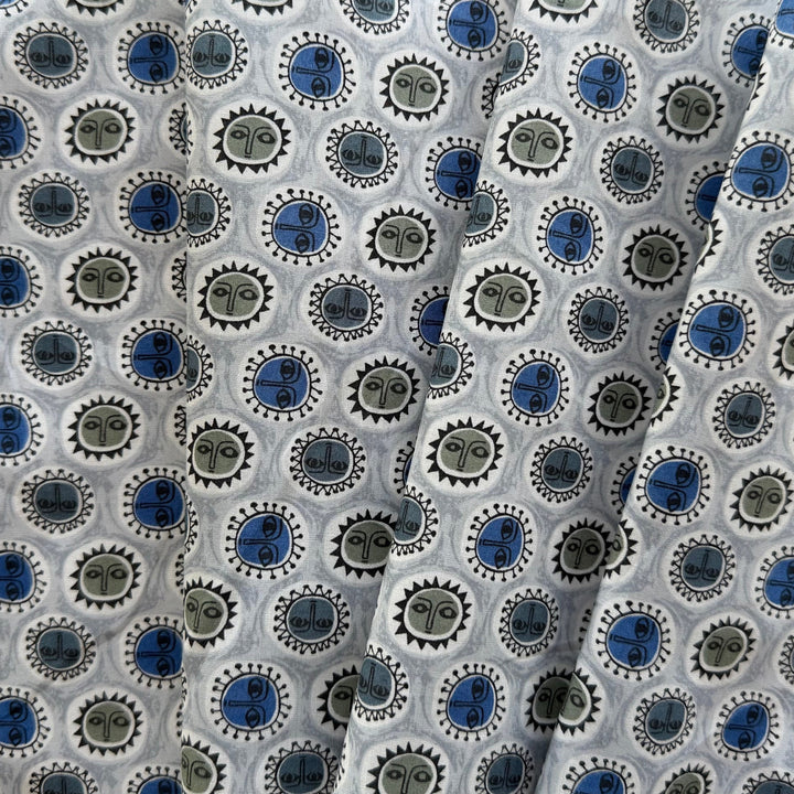 Noon Grey Liberty of London Tana Cotton Lawn (Made in Italy)