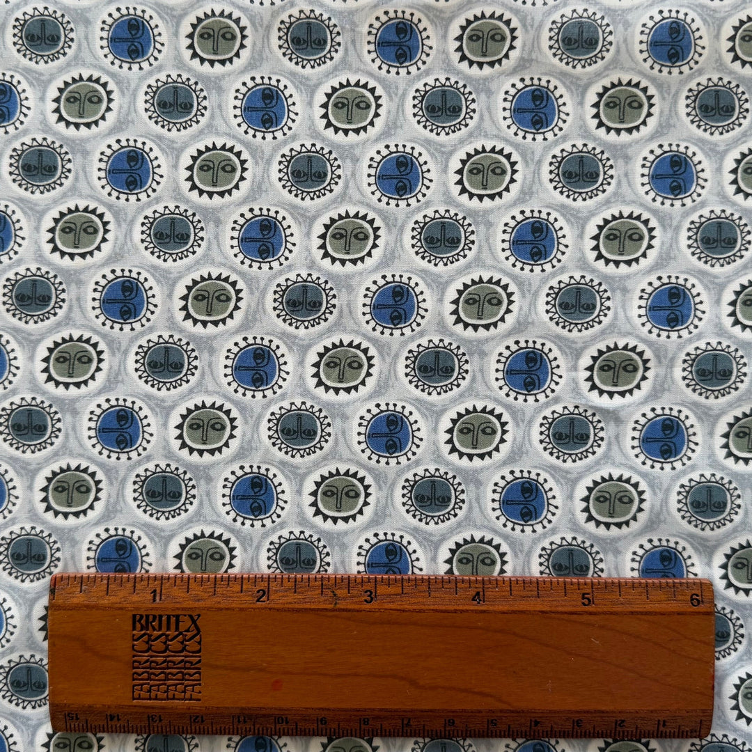 Noon Grey Liberty of London Tana Cotton Lawn (Made in Italy)