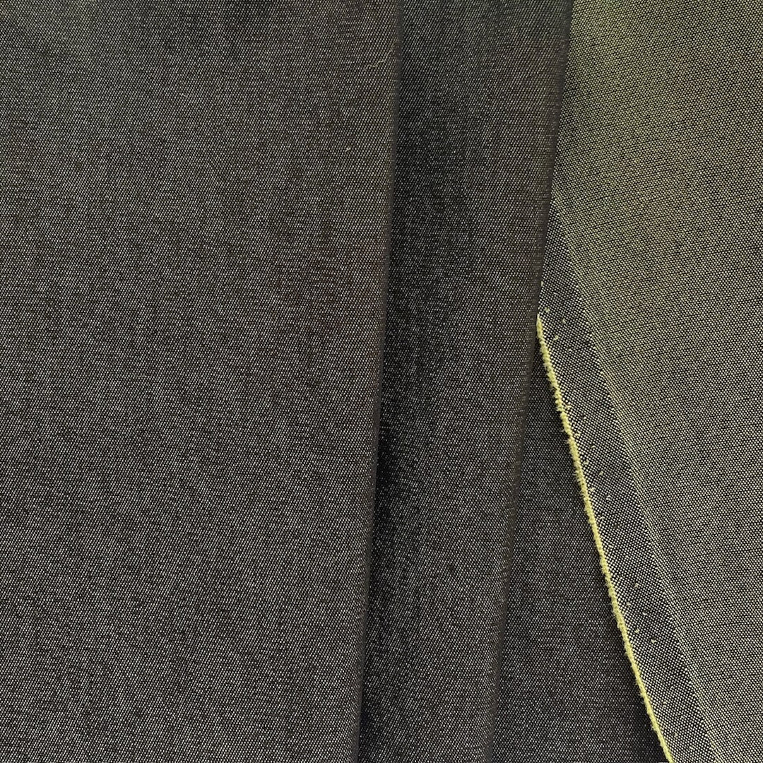 9 Oz Limeade Stretch Cotton Blend Denim Twill (Made in Italy)