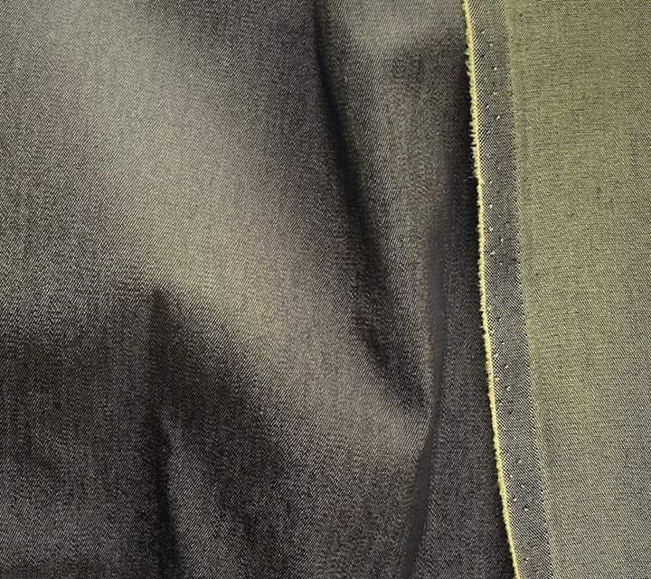 9 Oz Limeade Stretch Cotton Blend Denim Twill (Made in Italy)
