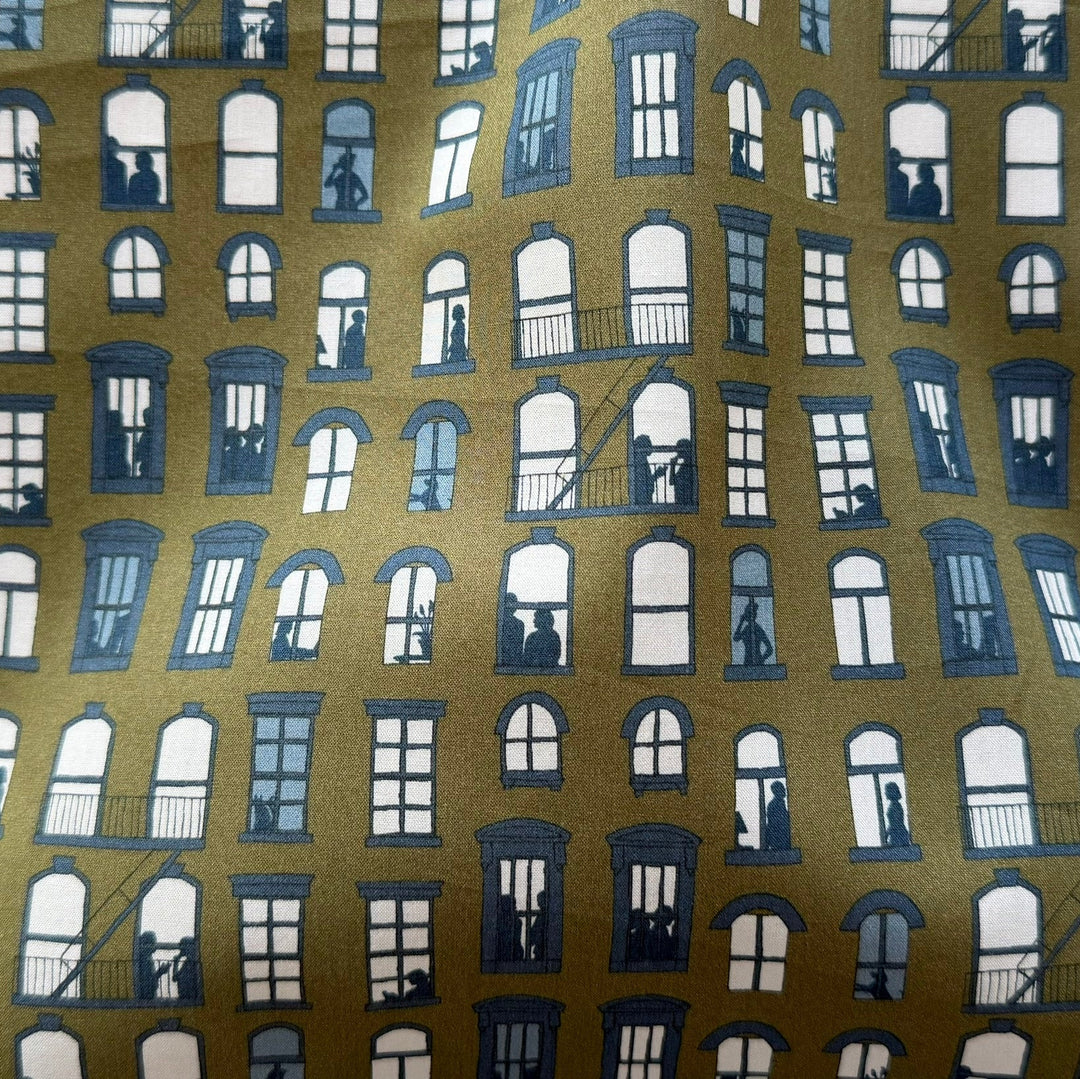 East Village Olive Liberty of London Tana Cotton Lawn (Made in Italy)