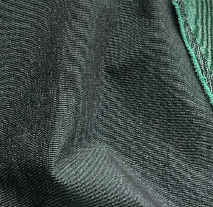 9 Oz Emerald Stretch Cotton Blend Denim Twill (Made in Italy)