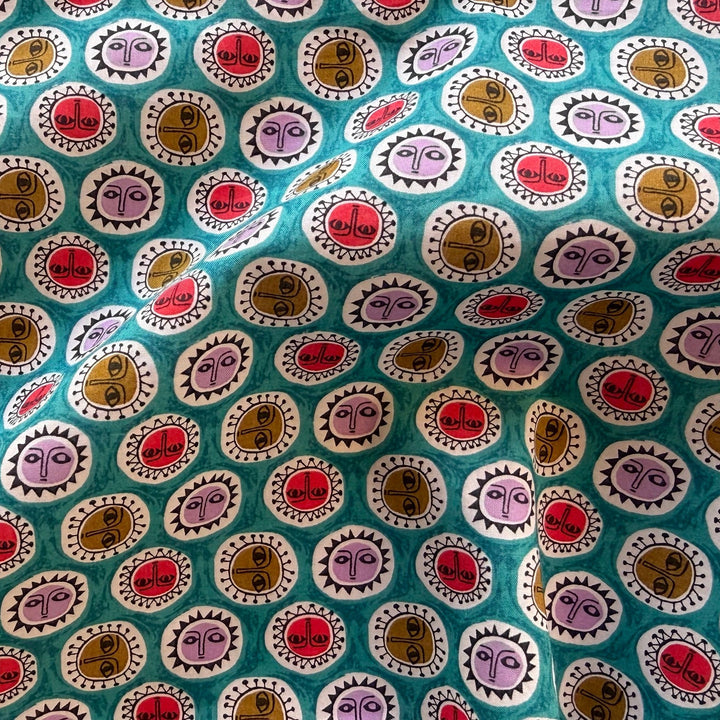 Noon Turquoise Liberty of London Tana Cotton Lawn (Made in Italy)