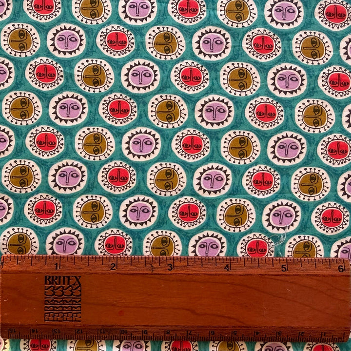 Noon Turquoise Liberty of London Tana Cotton Lawn (Made in Italy)