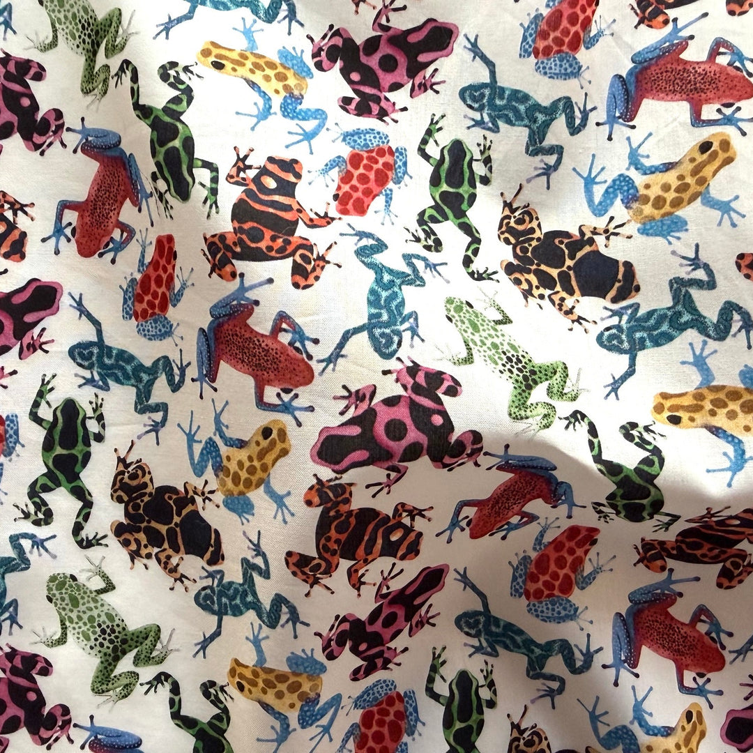 Dart Frogs Multi Liberty of London Tana Cotton Lawn (Made in Italy)