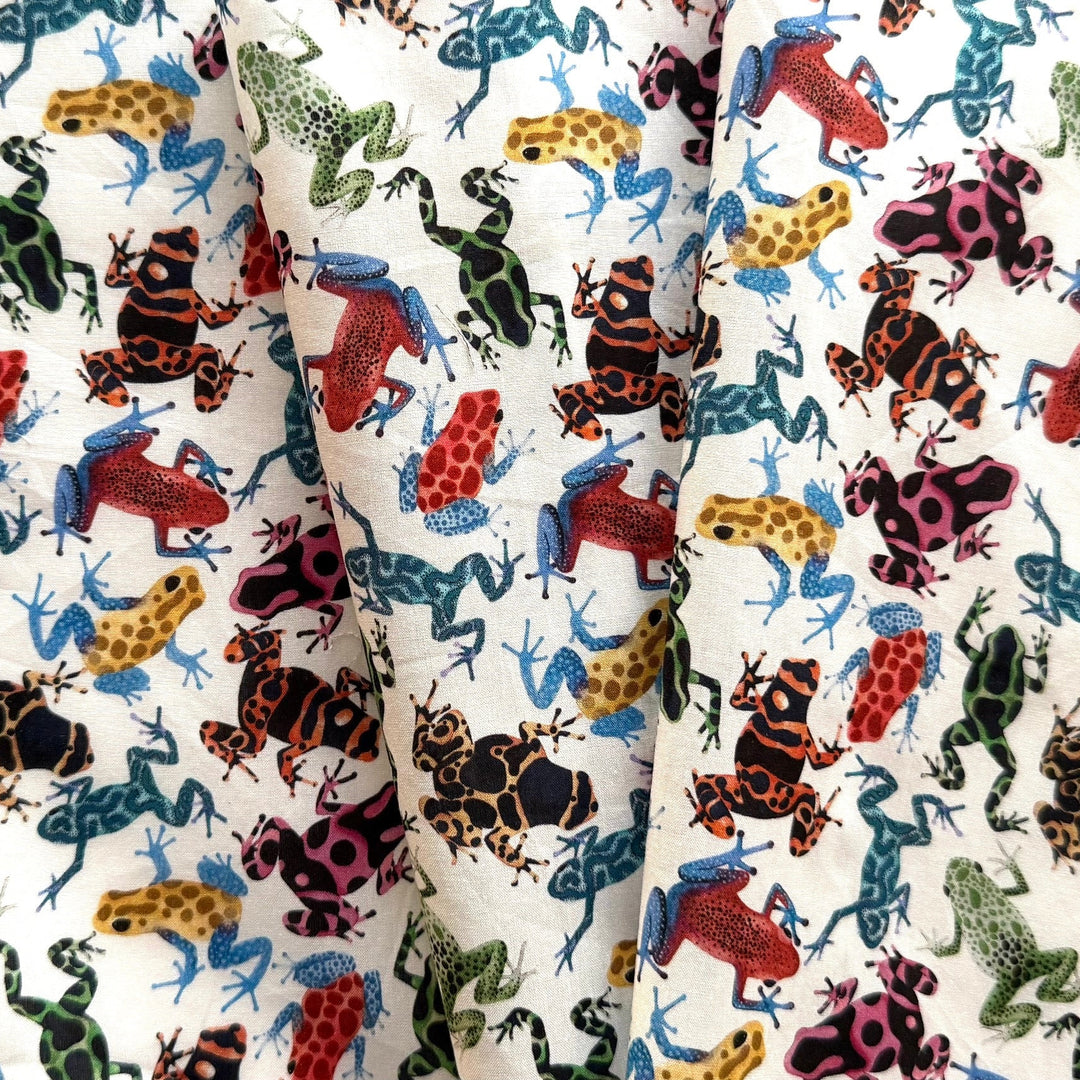 Dart Frogs Multi Liberty of London Tana Cotton Lawn (Made in Italy)