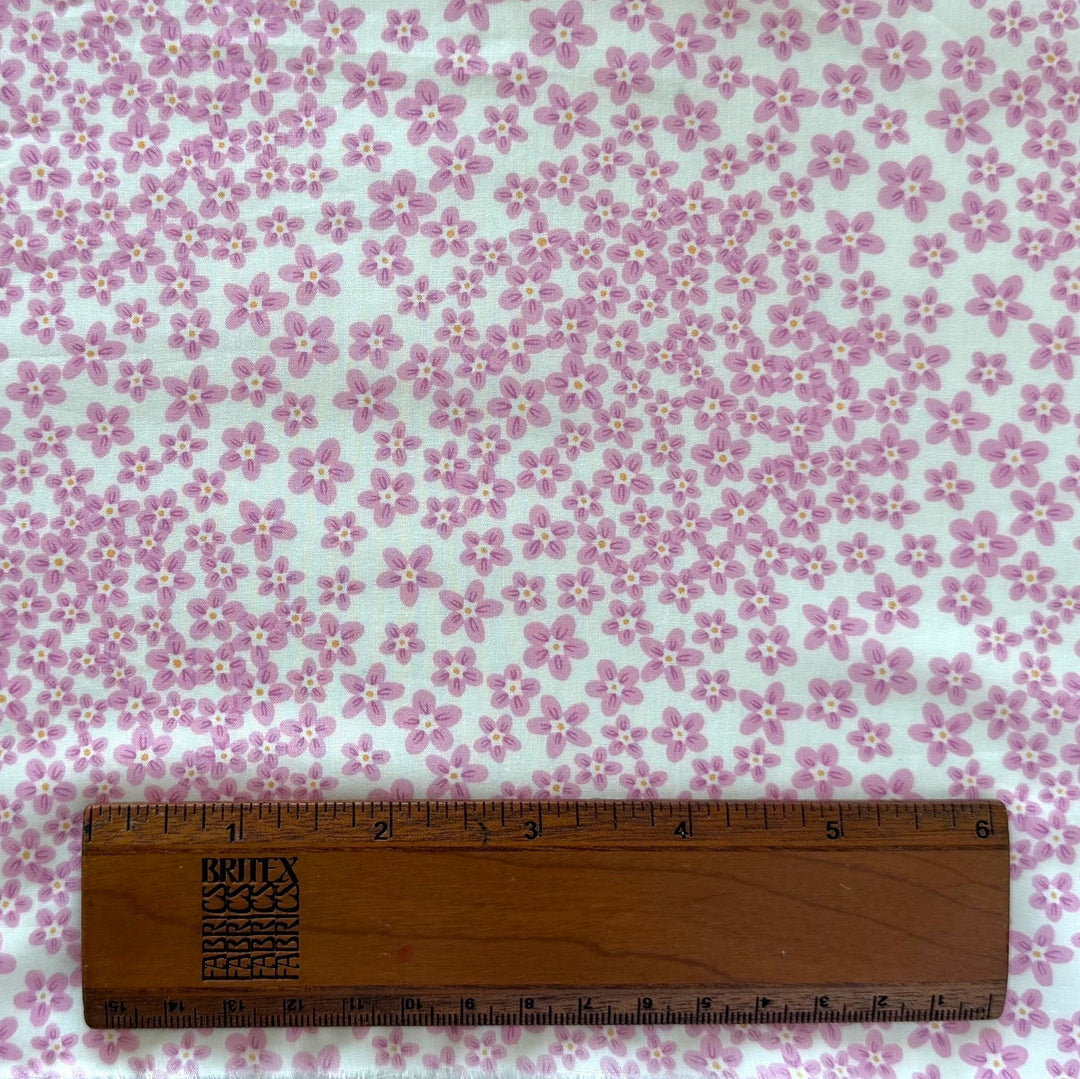 Ditzy Dot Pink Liberty of London Tana Cotton Lawn (Made in Italy)
