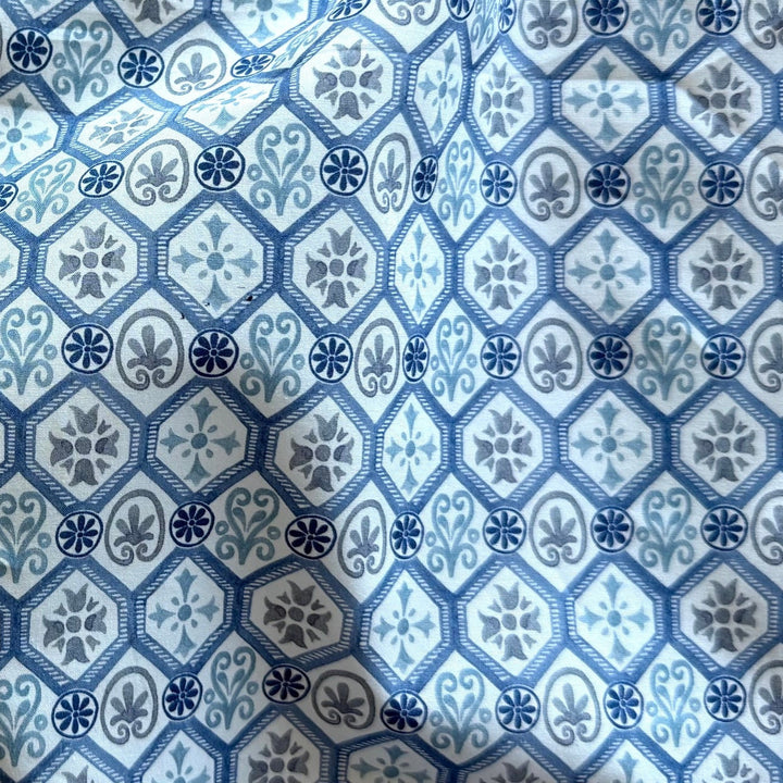 Tristan Rollo Blue Liberty of London Tana Cotton Lawn (Made in Italy)