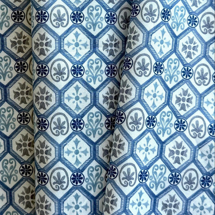 Tristan Rollo Blue Liberty of London Tana Cotton Lawn (Made in Italy)