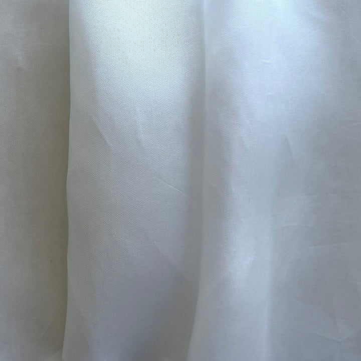 Bright White Cupro Rayon Bemberg Lining (Made in Italy)