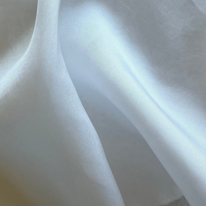 Bright White Cupro Rayon Bemberg Lining (Made in Italy)