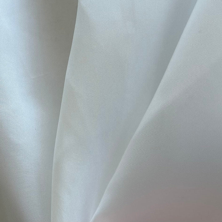 White Cupro Rayon Bemberg Twill Lining (Made in Italy)