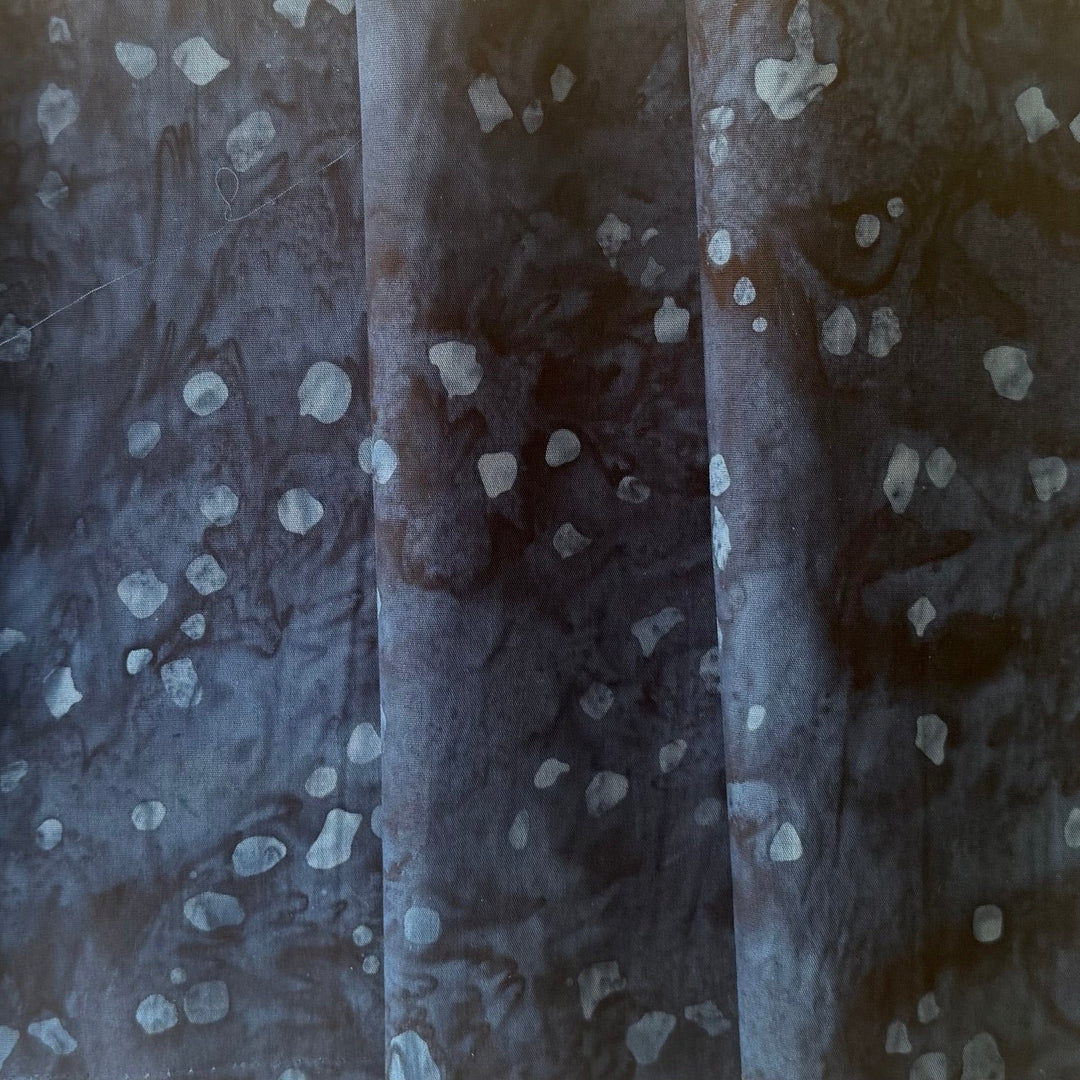 Midnight Blue Rain Cotton Batik (Made in Indonesia)