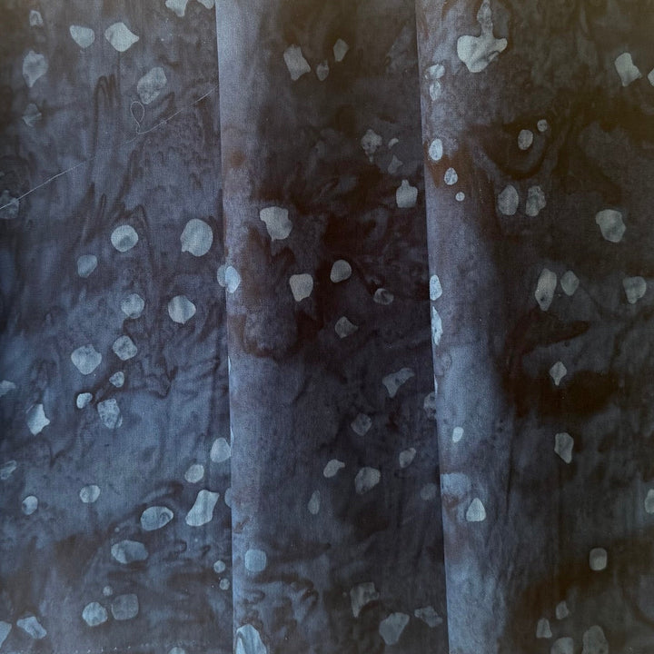 Midnight Blue Rain Cotton Batik (Made in Indonesia)