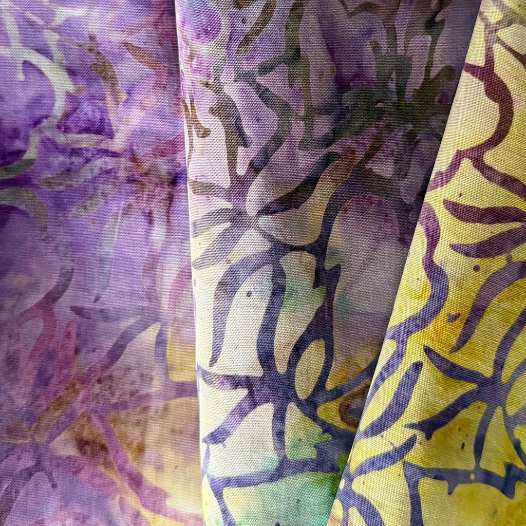 Floral Desert Sunset Cotton Batik (Made in Indonesia)
