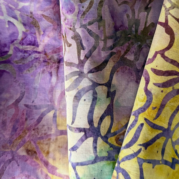 Floral Desert Sunset Cotton Batik (Made in Indonesia)