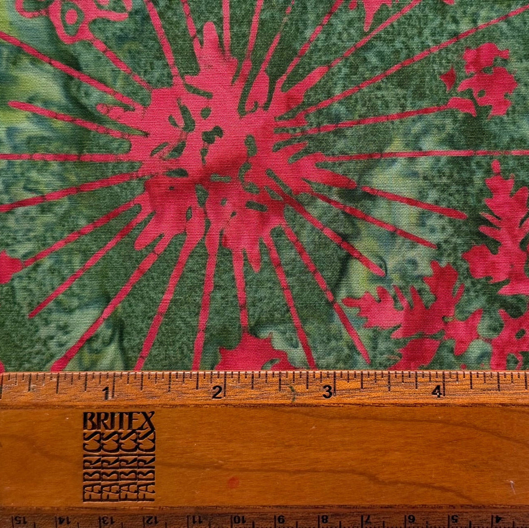 Christmas Snowflakes Cotton Batik (Made in Indonesia)