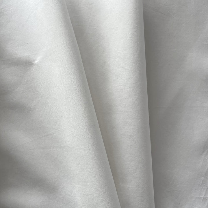 Etro Heavier Pearl White Crisp Cotton Poplin Shirting (Made in Italy)