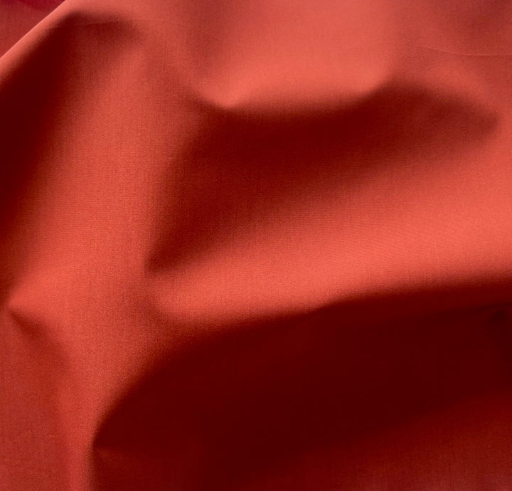 Vivid Salamander Crisp Cotton Poplin Shirting (Made in Italy)