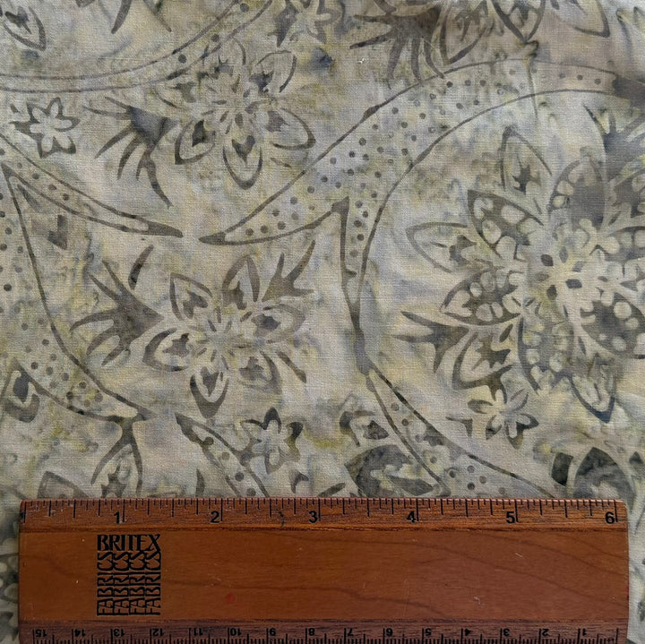 Sandy Beige Starflowers Cotton Batik (Made in Indonesia)