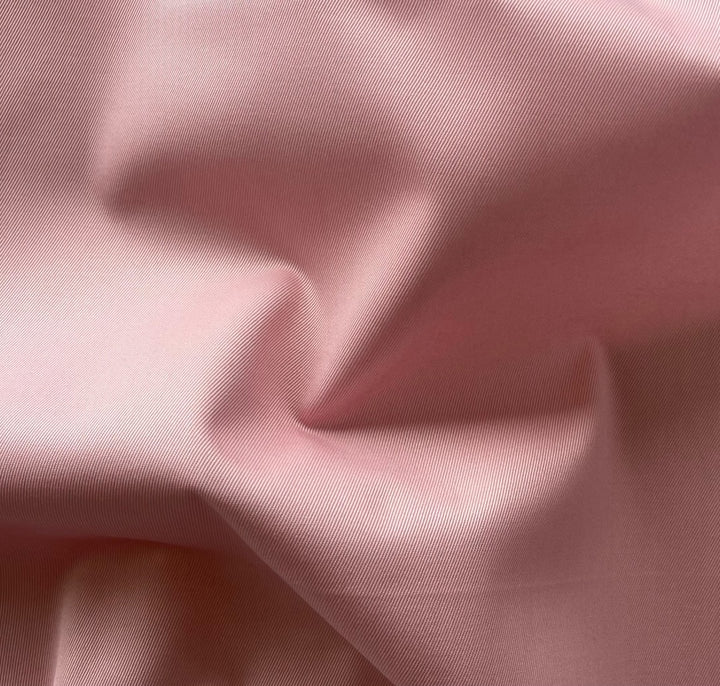 High-End Designer Tea Rose Cotton Gabardine Twill (Made in Italy)
