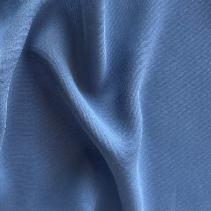 Mid-Weight Periwinkle Sueded Rayon Viscose Blend (Made in Italy)