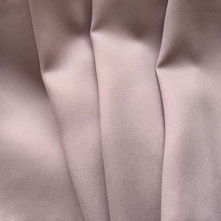 Delicate Victorian Pink Rayon Viscose Crepe Back Satin (Made in Italy)