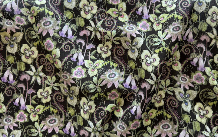 Melantha Black Liberty of London Tana Cotton Lawn (Made in Italy)
