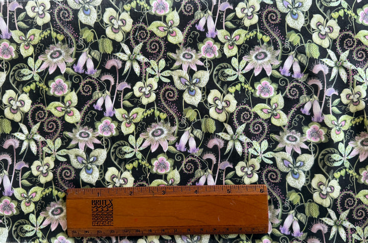 Melantha Black Liberty of London Tana Cotton Lawn (Made in Italy)