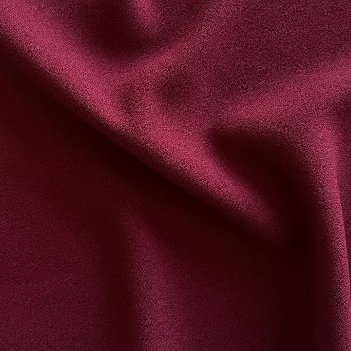 Ripe Italian Plum Rayon Viscose Blend Crepe Back Satin (Made in Italy)